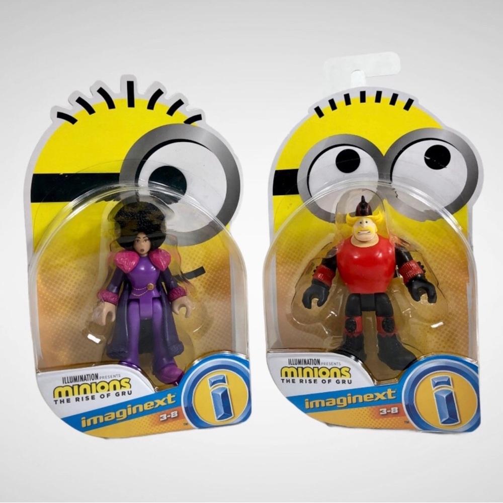 Imaginext Fisher Price Minions The Rise of Gru Belle Bottom & Svengence Lot 2!